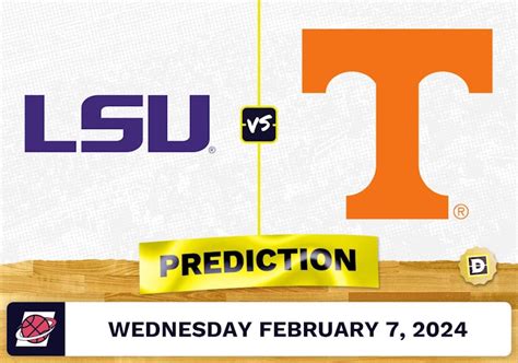 lsu vs tennessee prediction|tennessee versus lsu basketball.